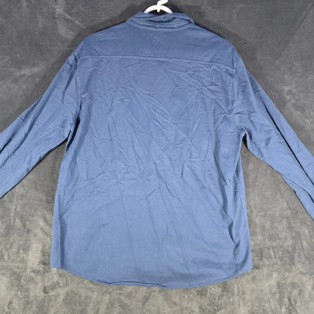 Banana Republic Slim Fit Shirt Long Sleeve Button Up Pockets Blue‎ L